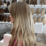 24" U-Shape Wig Medium Blonde