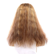 18" U-Shape Topper Medium Blonde Wavy