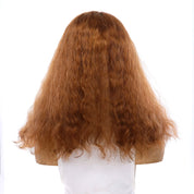 18" U-Shape Topper Strawberry Blonde Wavy