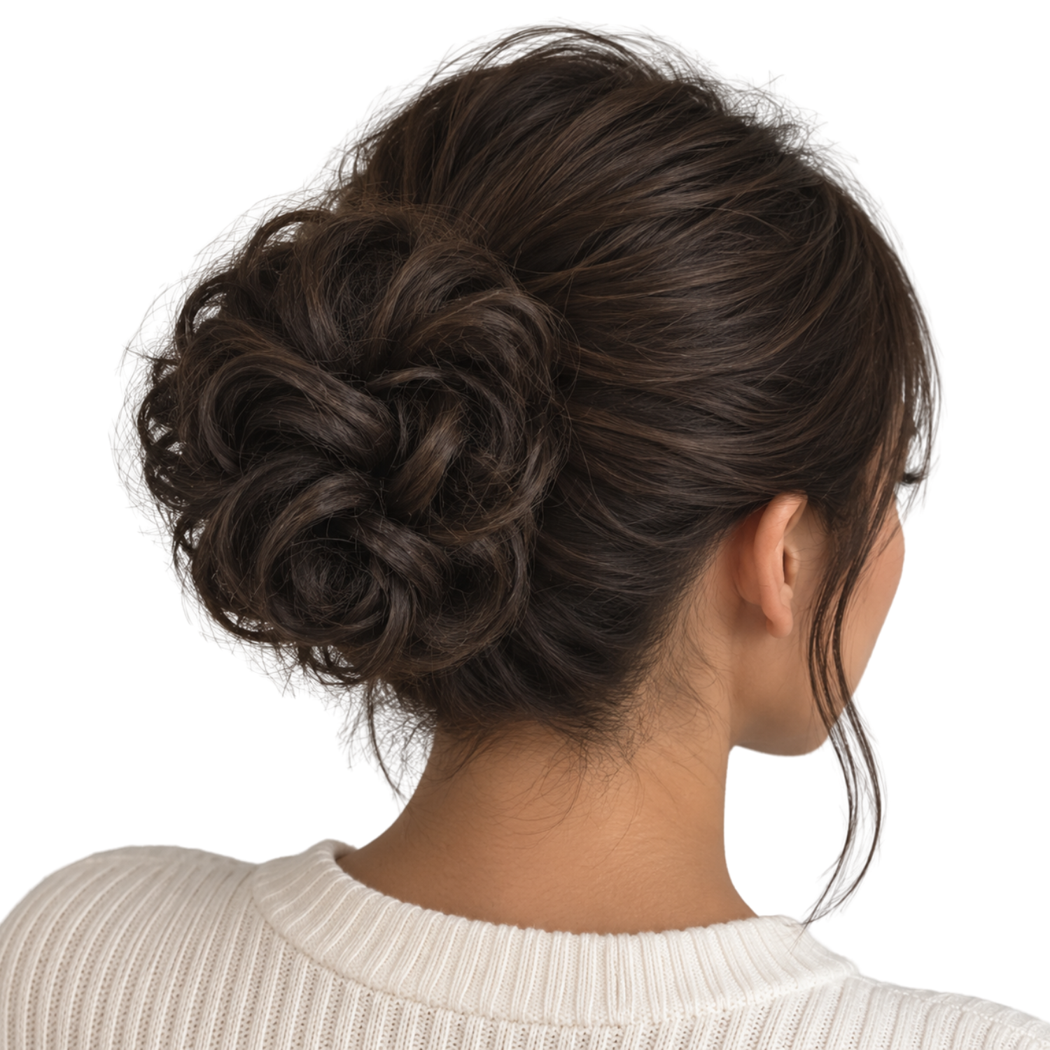 Messy Bun #2 Neutral Dark Brown