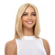13" Victoria Silk Top Wig Golden Blonde w/ No Rooting