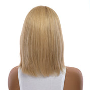 13" Victoria Silk Top Wig Golden Blonde w/ No Rooting