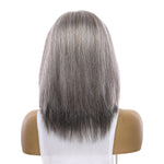 13" Victoria Silk Top Wig Silver Fox