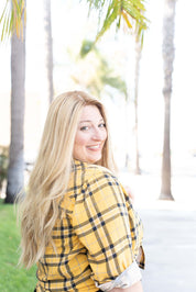 26" Ponytail Silk Top Wig Ash Blonde