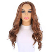 26" Amber Silk Top Wig Copper