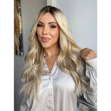 Grace Silk Top Wig Platinum Blonde w/ Full Rooting