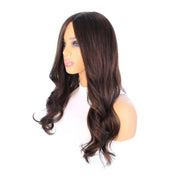 24" Gisele Silk Top Wig Dark Brown