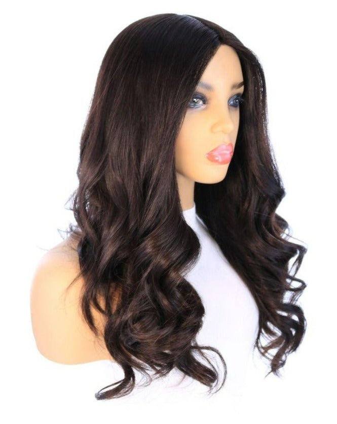 24" Gisele Silk Top Wig Soft Black