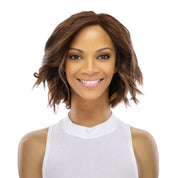 12" Halle Silk Top Wig Medium Brown Balayage