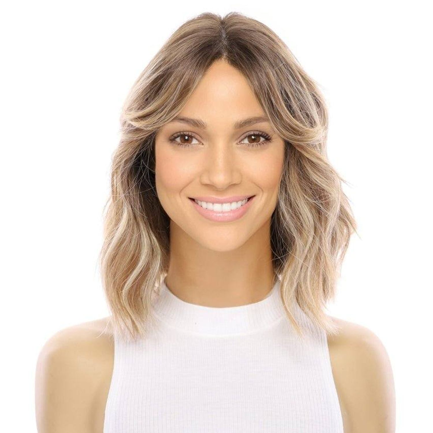  Blonde Balayage, Face Framing & Partial Rooting