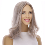 14" Emerald Silk Top Topper Champagne Grey