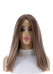19" Nicole Silk Top Wig Light Brown Babylight