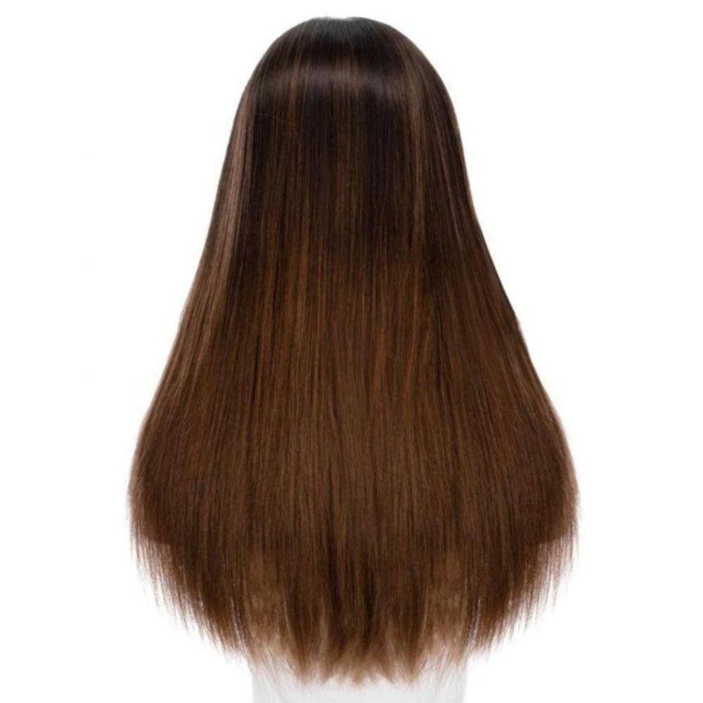 22" Reese Silk Top Wig Dark Brown Ombre