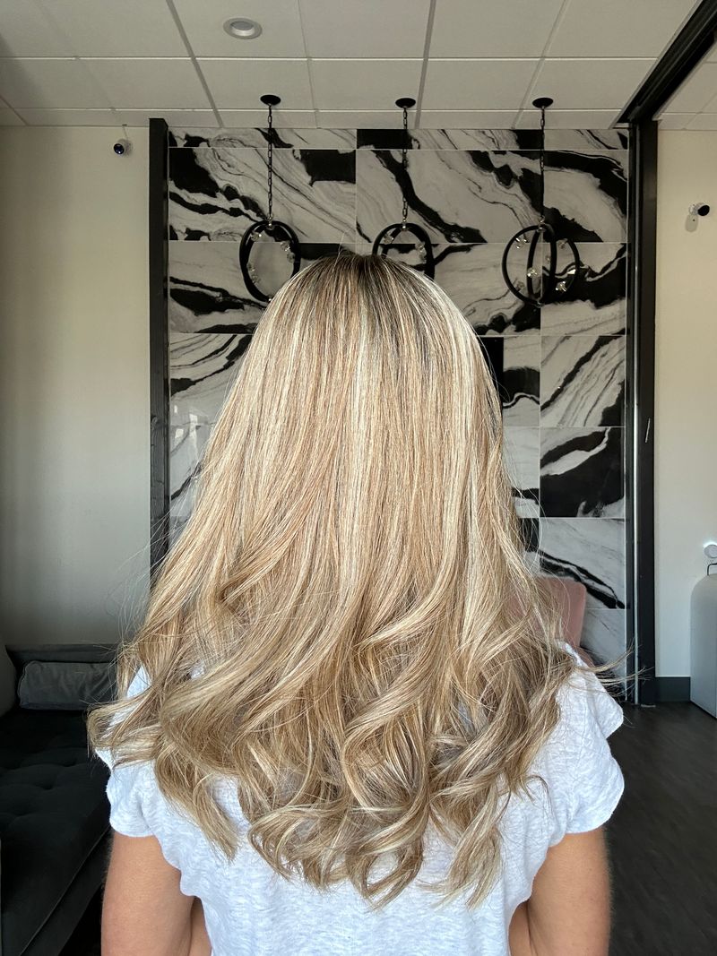 20" Divine Lace Top Wig Ashy Blonde w/ Highlights & Bangs