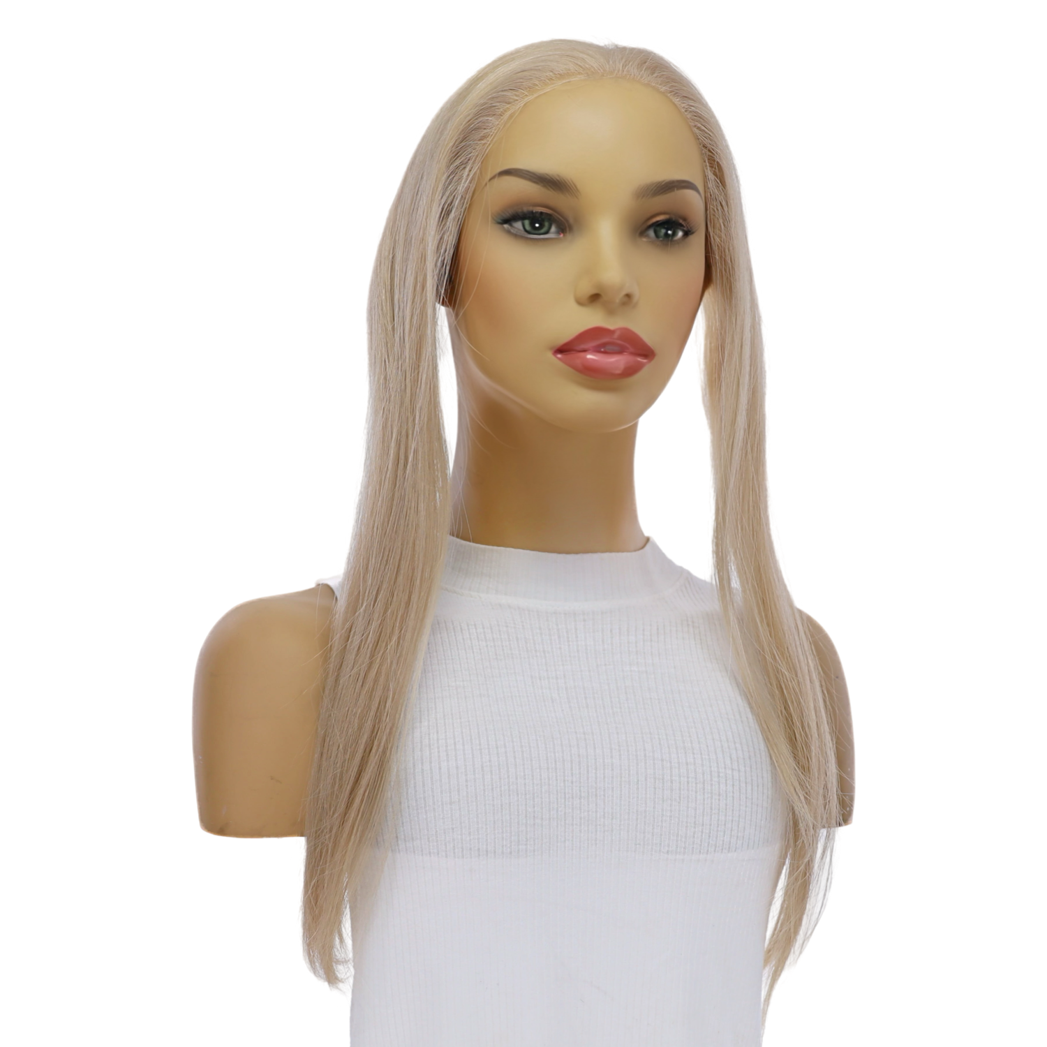 16" Hairline Topper #Platinum Blonde w/ No Rooting