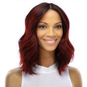 13" Victoria Silk Top Wig Merlot Red