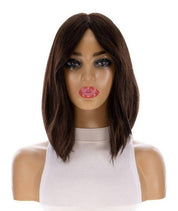 13" Victoria Silk Top Wig Dark Brown