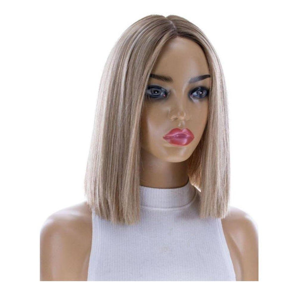 Grace Silk Top Wig Ash Blonde w/ Partial Rooting