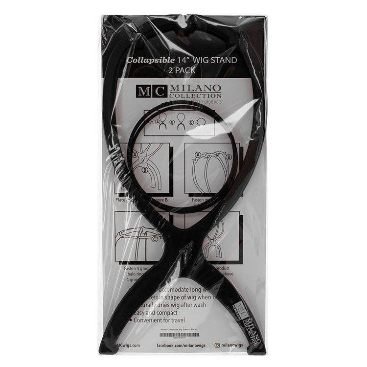 Collapsible Wig Stand 2 Pack