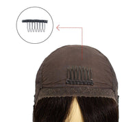 2 Piece Wig Wired Comb Black