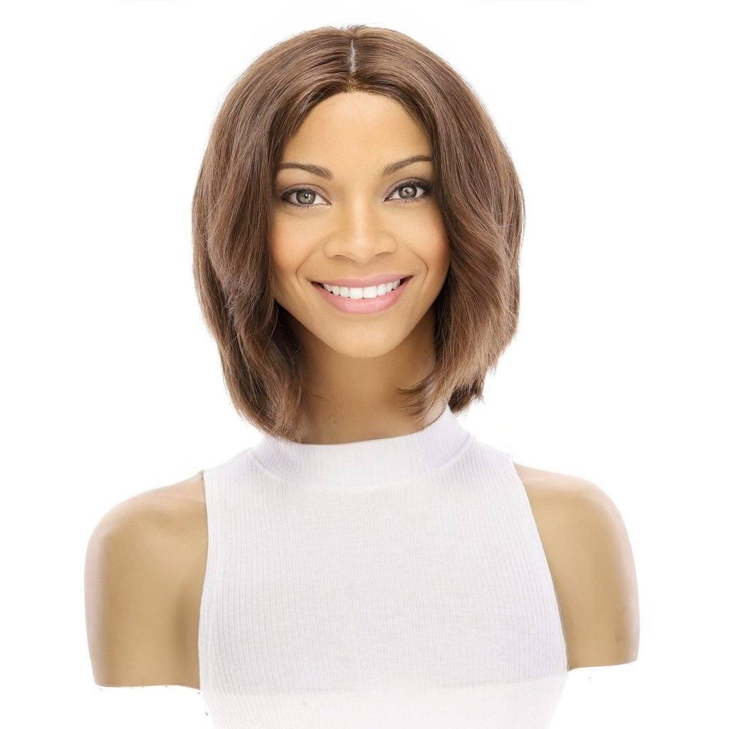 12" Luxe Pixie Silk Top Wig #10 Neutral Light Brown