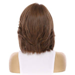 12" Luxe Pixie Silk Top Wig #8 Warm Medium Brown