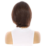 12" Luxe Pixie Silk Top Wig #5 Warm Dark Brown