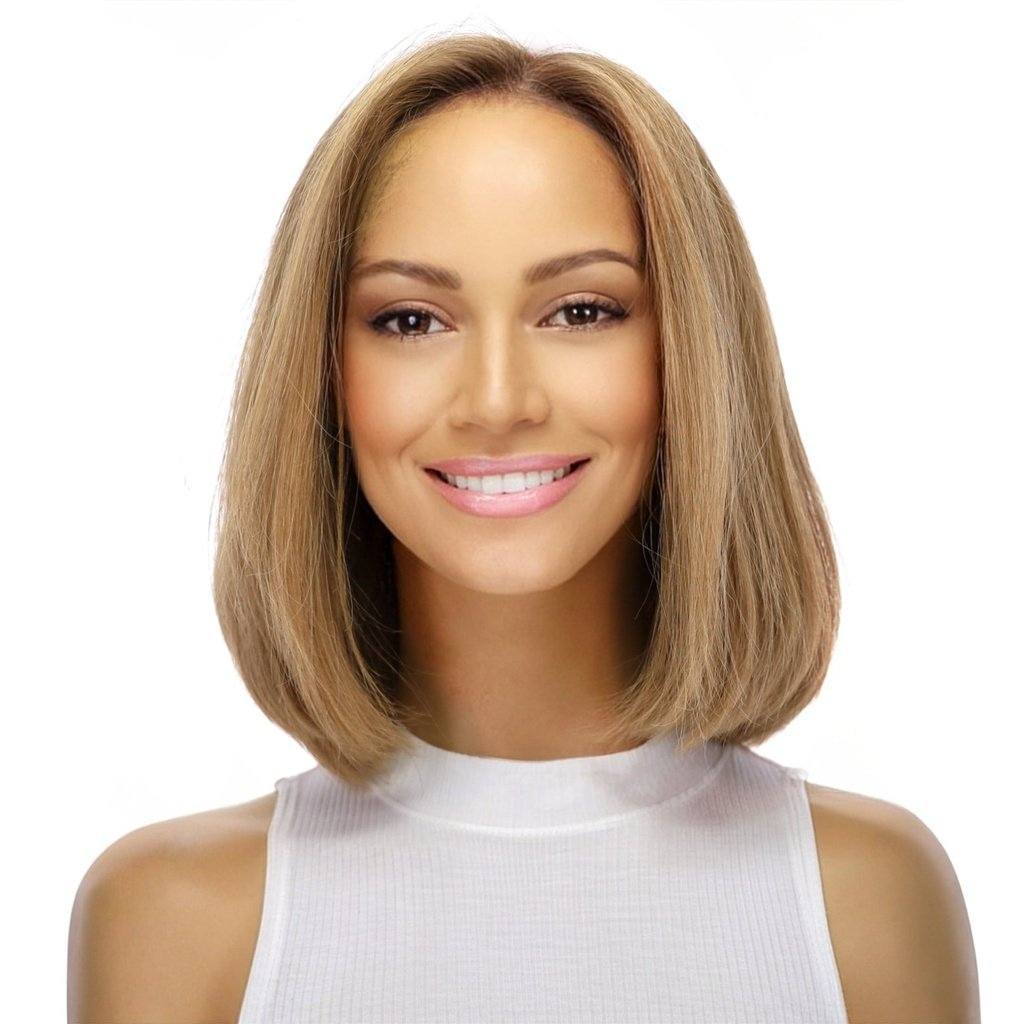 12" Divine Luxe Lace Top Wig #16 Warm Dark Blonde