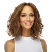 12" Divine Luxe Lace Top Wig #18 Warm Dark Blonde Wavy
