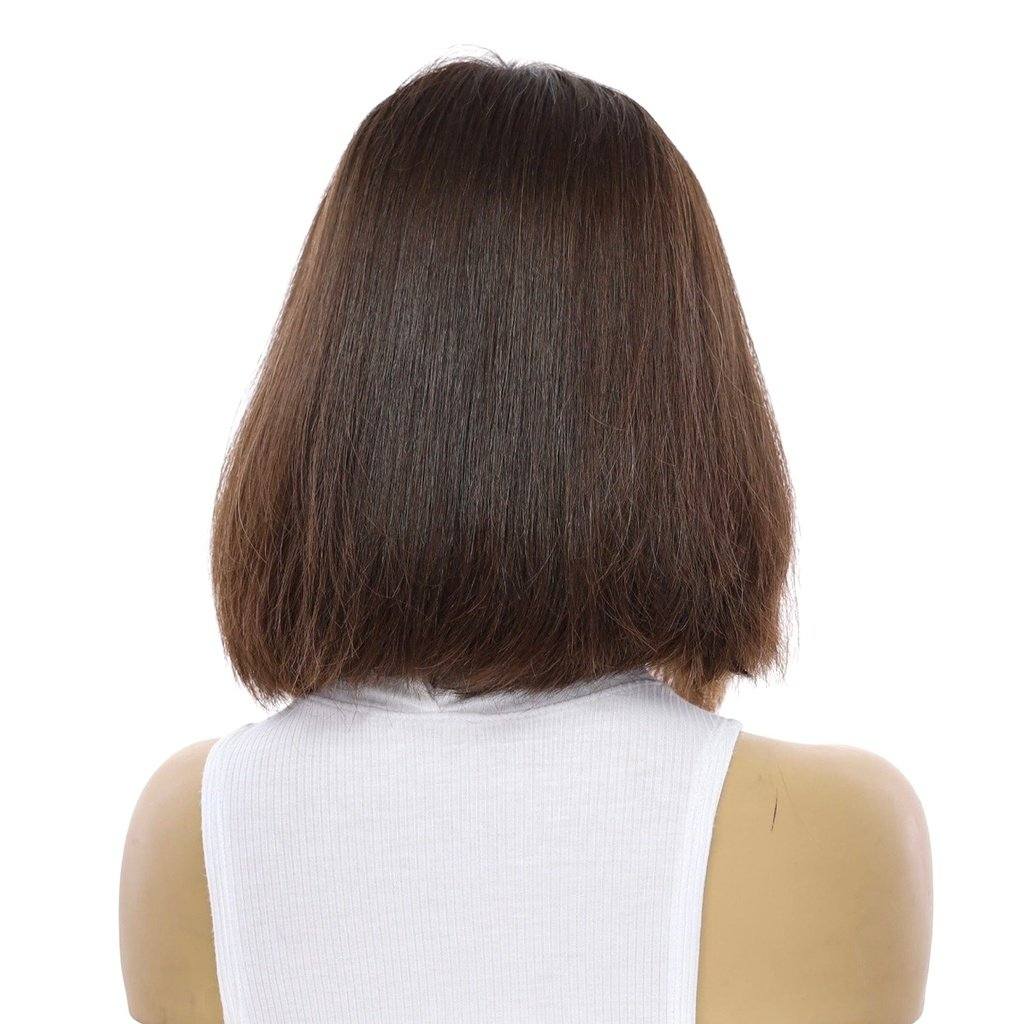 12" Divine Luxe Lace Top Wig #4 Dark Brown