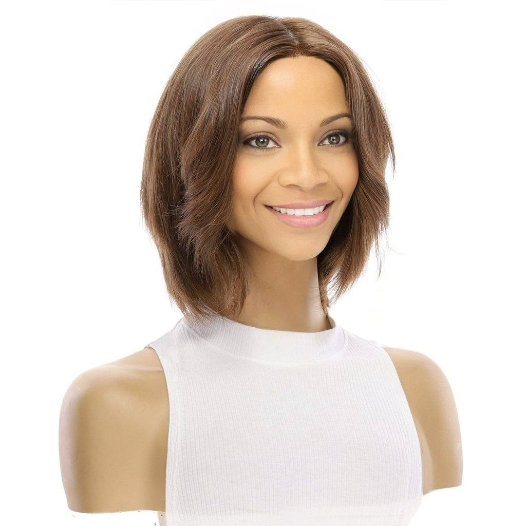 12" Luxe Pixie Silk Top Wig #10 Neutral Light Brown