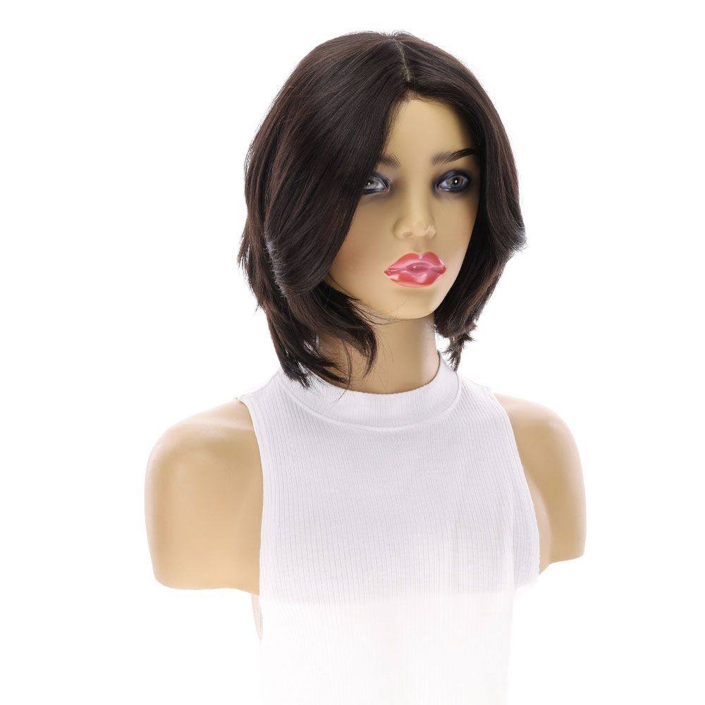 12" Luxe Pixie Silk Top Wig #2 Neutral Dark Brown