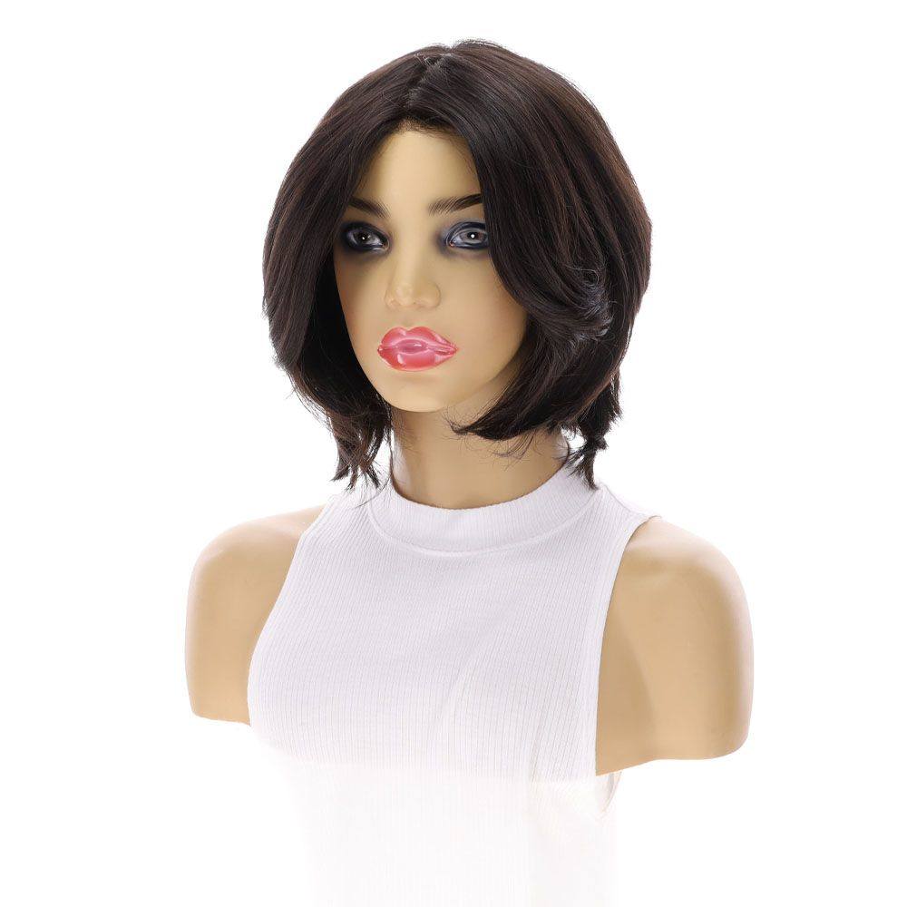 12" Luxe Pixie Silk Top Wig #2 Neutral Dark Brown