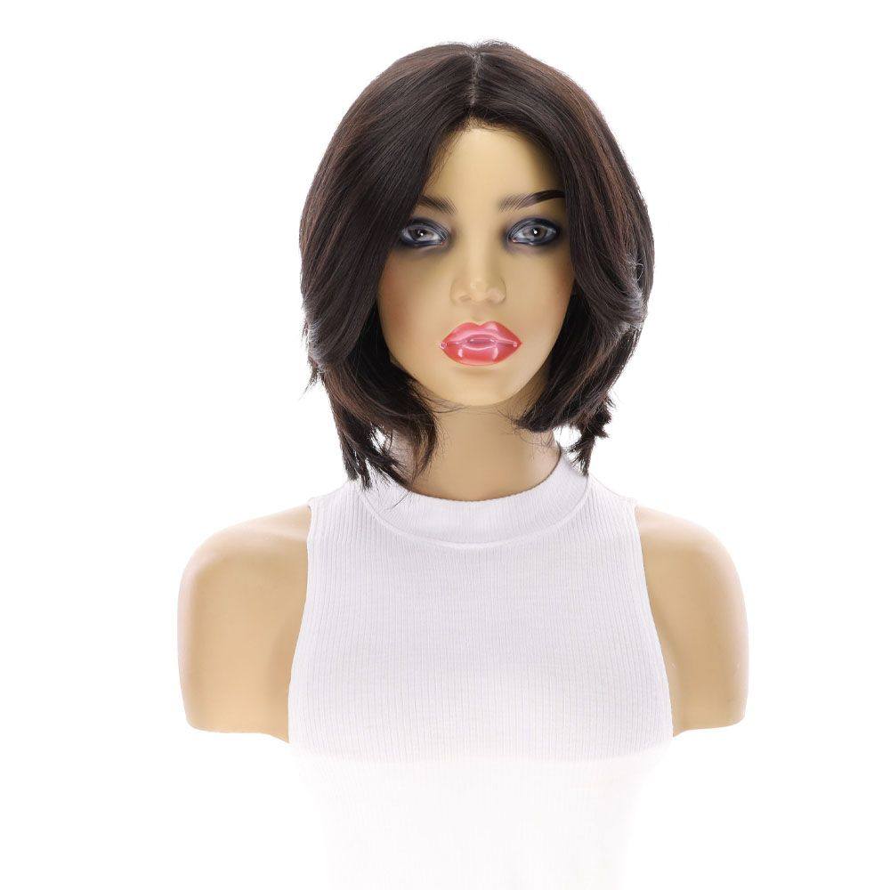 12" Luxe Pixie Silk Top Wig #2 Neutral Dark Brown