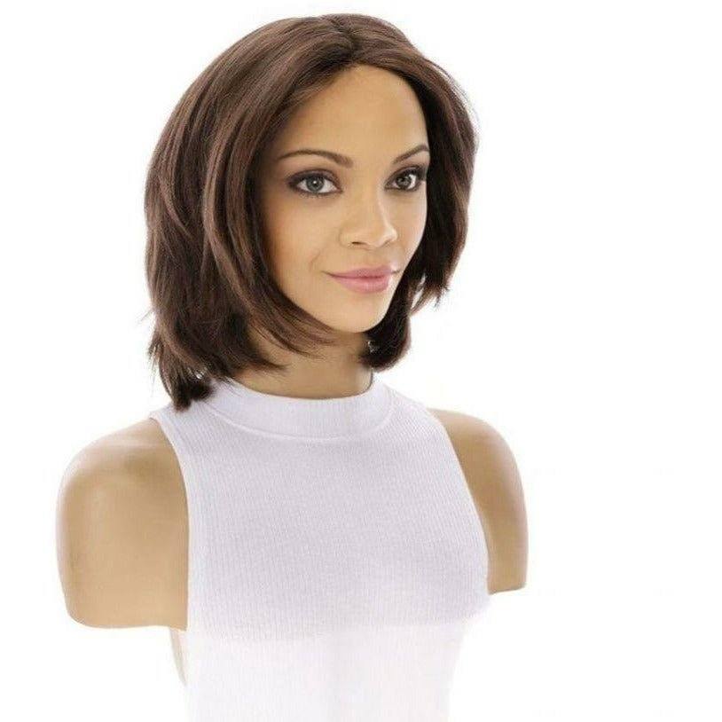12" Luxe Pixie Silk Top Wig #6 Neutral Medium Brown