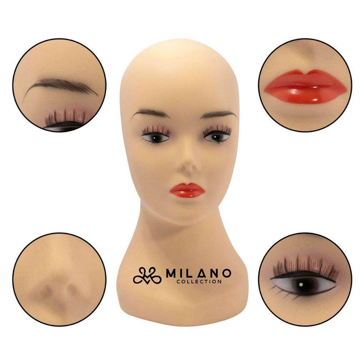 Milano Collection Deluxe Wig Styling Kit, 12” Silicone Mannequin