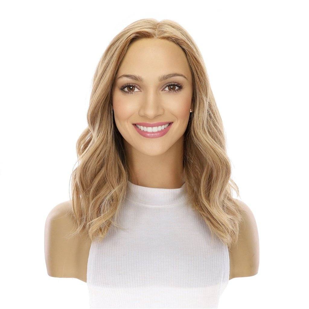 13" Luxe Bob Silk Top Wig #16 Warm Dark Blonde