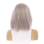 13" Victoria Silk Top Wig Champagne Grey