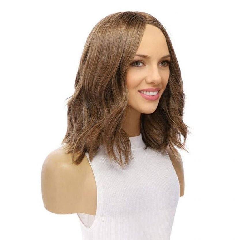 13" Luxe Bob Silk Top Wig #12 Warm Light Brown
