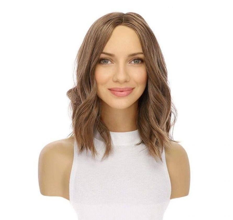 13" Luxe Bob Silk Top Wig #12 Warm Light Brown
