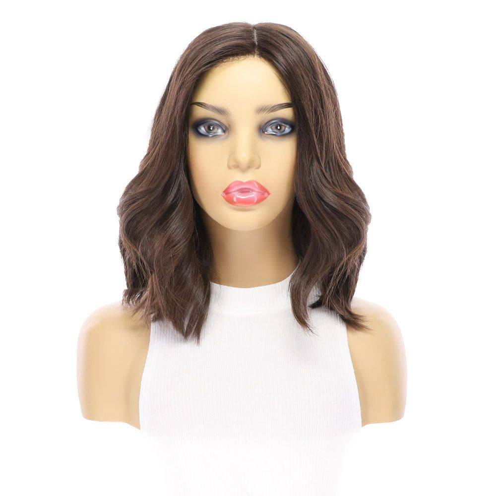 13" Luxe Bob Silk Top Wig #4 Dark Brown