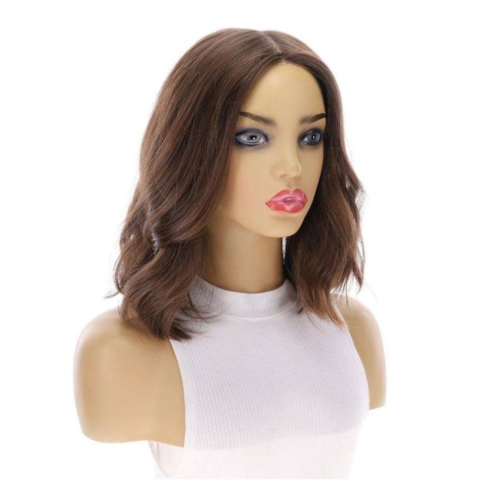 13" Luxe Bob Silk Top Wig #5 Warm Dark Brown
