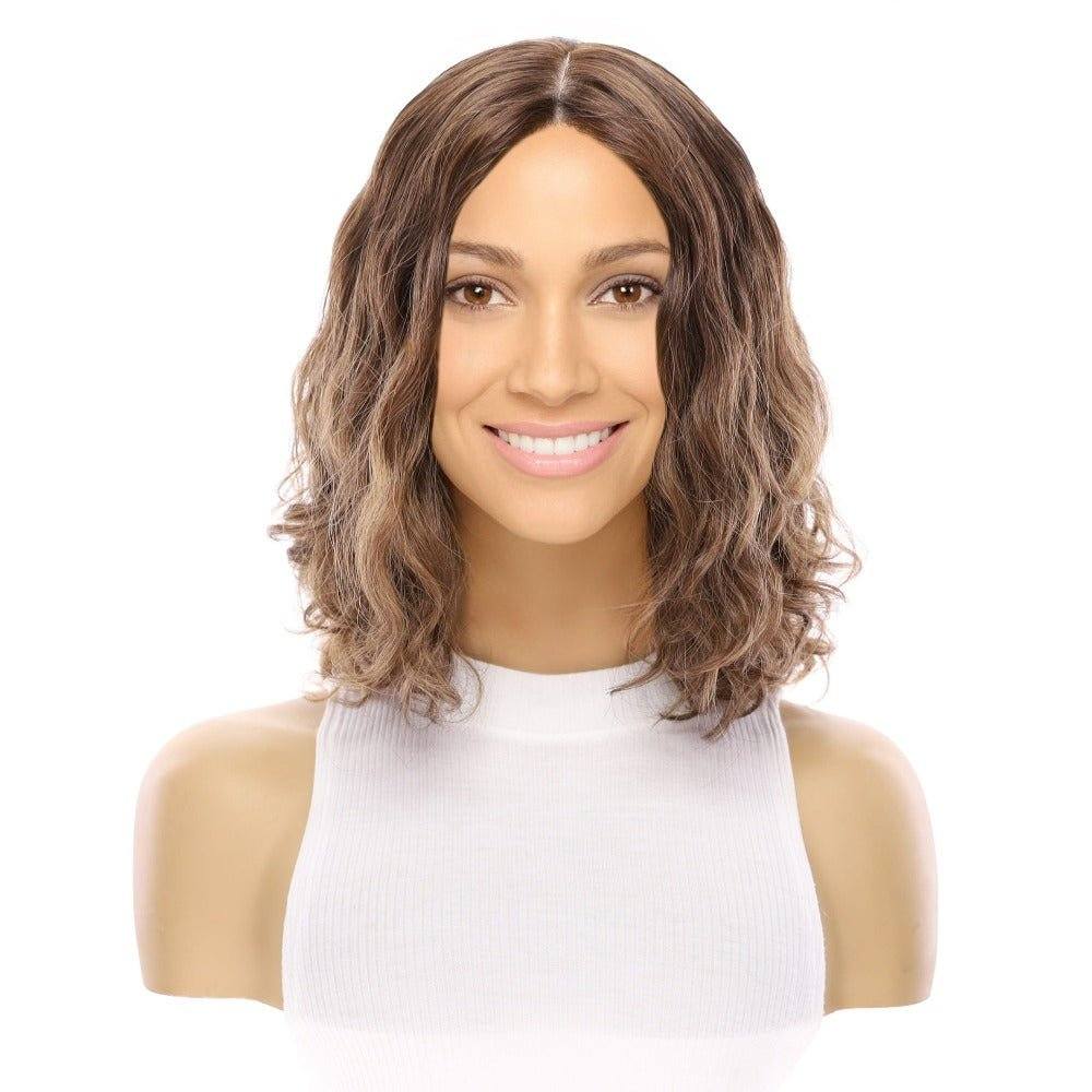 13" Victoria Silk Top Wig Medium Brown Babylight Wavy
