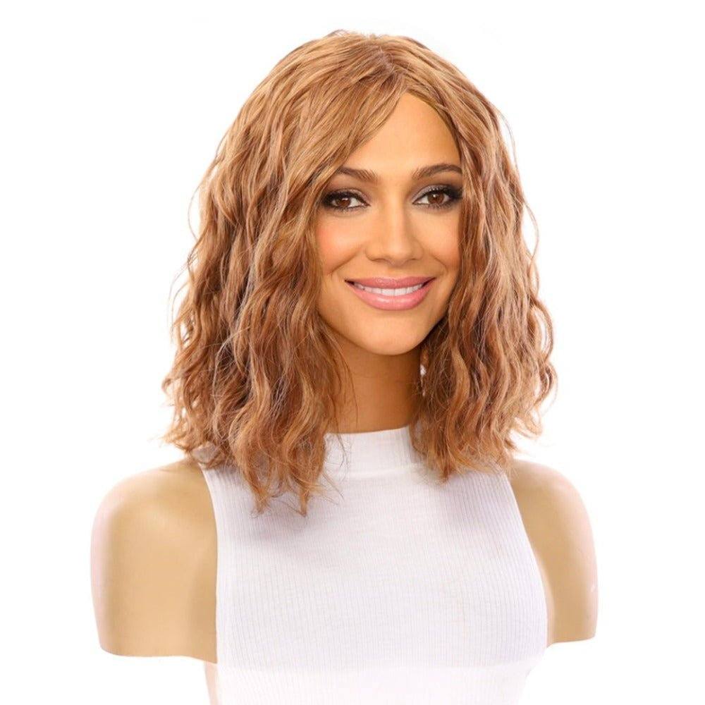 13" Victoria Silk Top Wig Strawberry Blonde Wavy