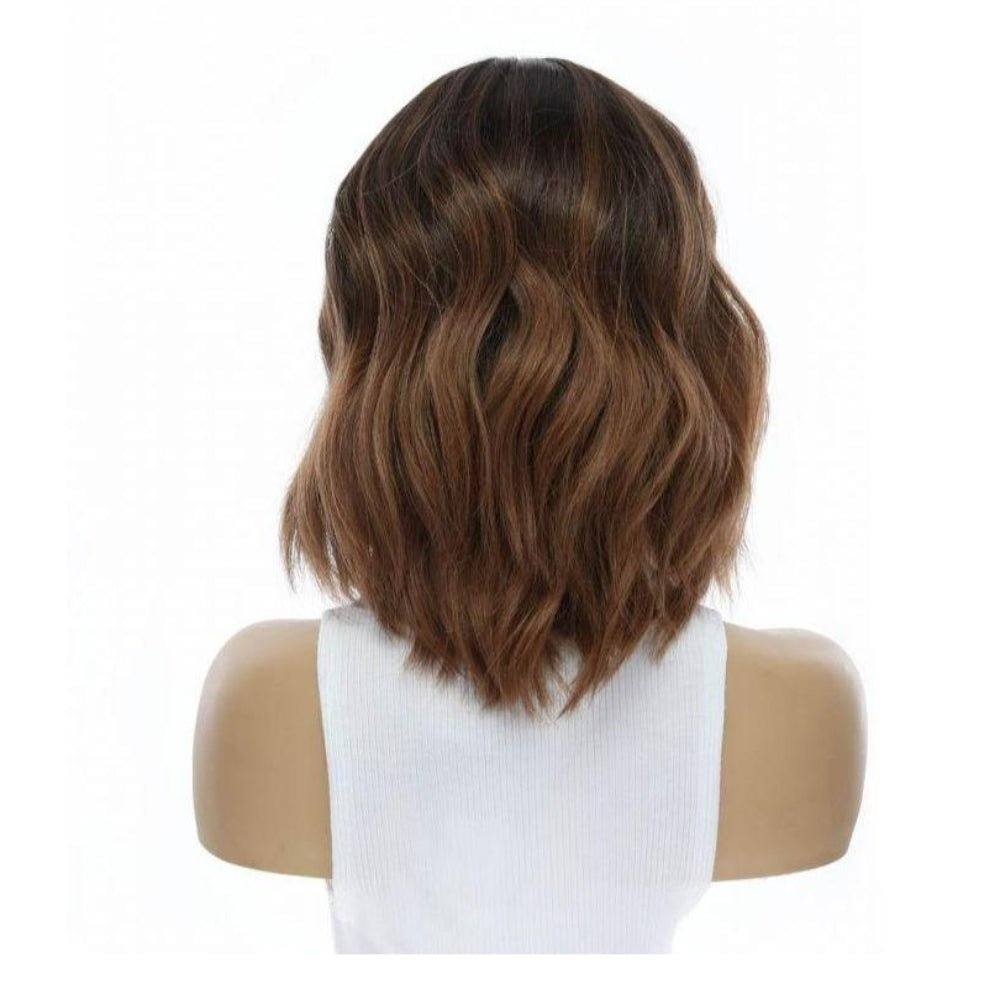 13" Victoria Silk Top Wig Dark Brown Ombre