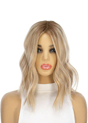 14" Emerald Silk Top Topper Ash Blonde