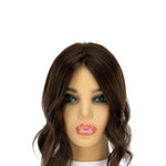 14" Topaz Lace Top Topper Dark Brown
