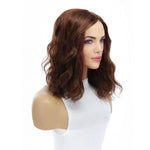 14" Emerald Silk Top Topper Auburn Wavy