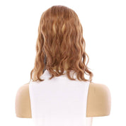 14" Emerald Silk Top Topper Copper Wavy