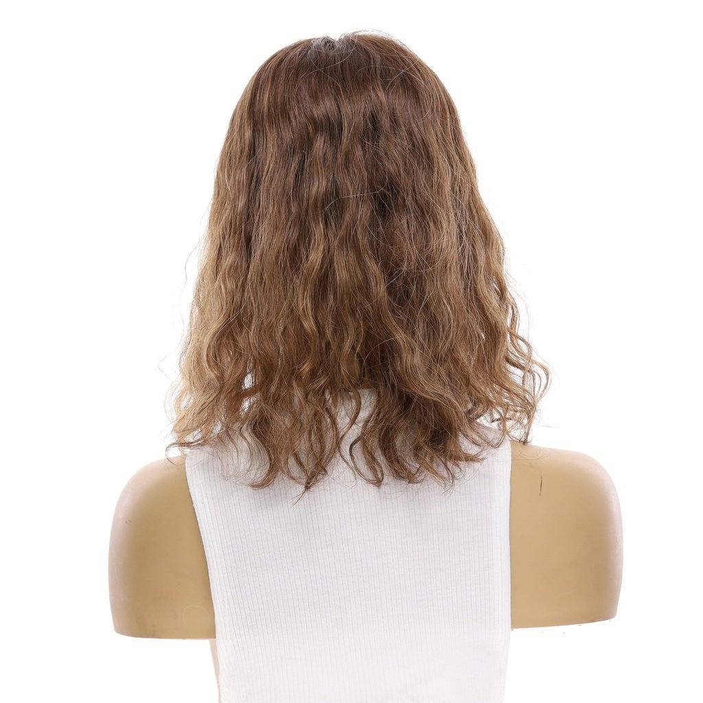 14" Topaz Lace Top Topper Medium Brown Babylight Wavy